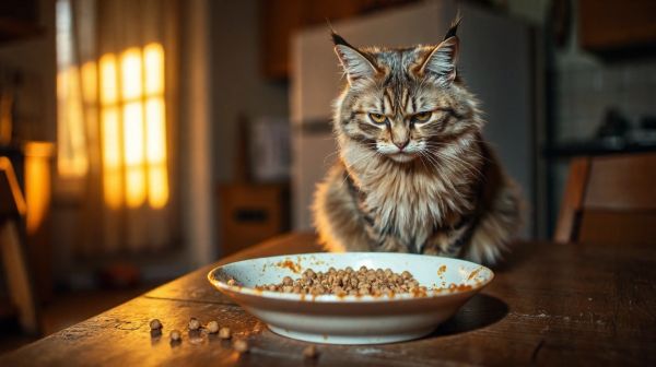 10 indices alarmants de stress alimentaire chez les chats