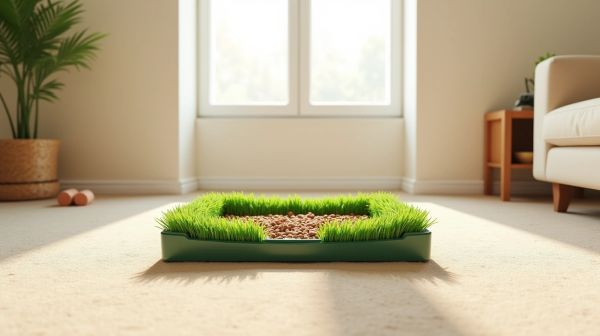 Optimiser l'hygiène canine avec une litière chien gazon réaliste