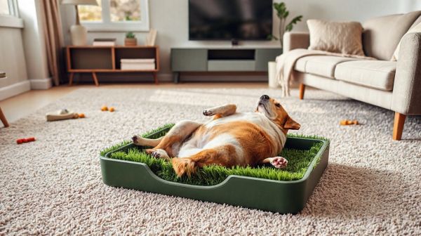 Top conseils pour choisir une litière en gazon pour chien